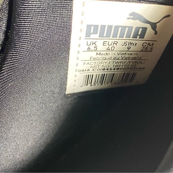 Kylie Jenner Puma Fierce Gold High Top Sneakers size 9 (Q - Picture 9 of 9